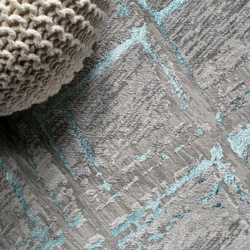 Slant Modern Abstract Area Rug